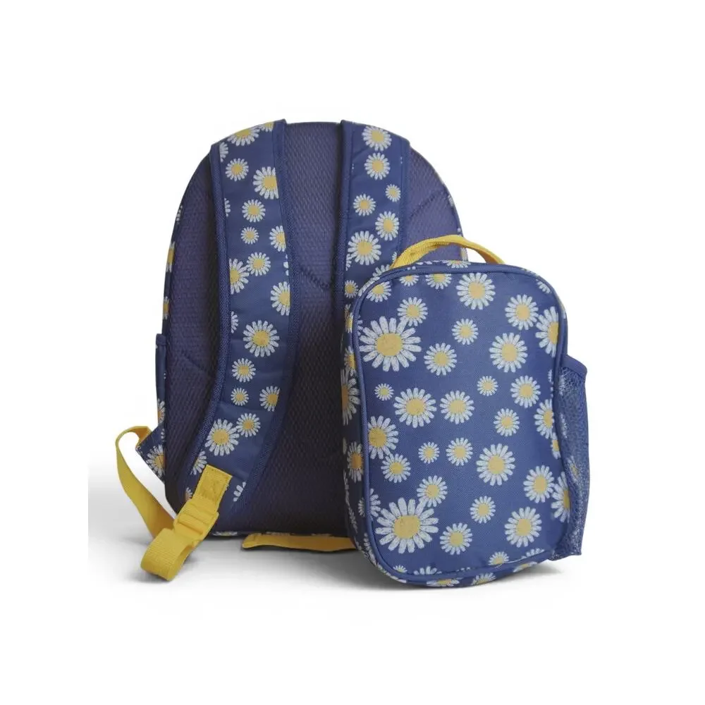 Member’s Mark Navy Daisy Backpack & Lunch Bag Set NWOT Kids Y2K Colorful School